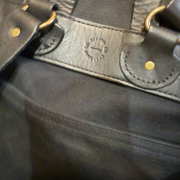 Filson Black Rugged Twill Rucksack - Picture 5 of 7